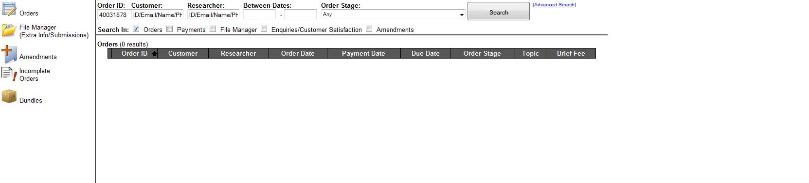 Academic Answers Orders