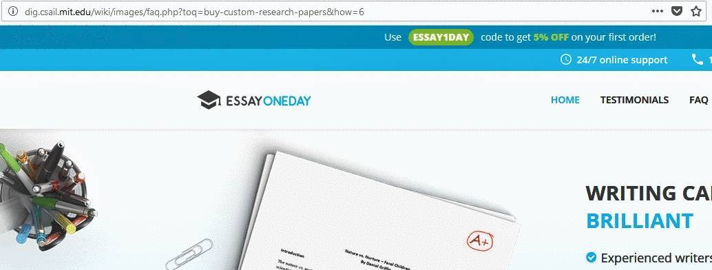 Essayoneday.com hacked MIT.edu Essayoneday.com hacked MIT.edu