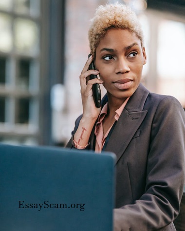 MBA executive at work