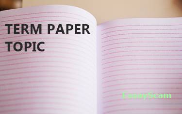 Term Paper Topic